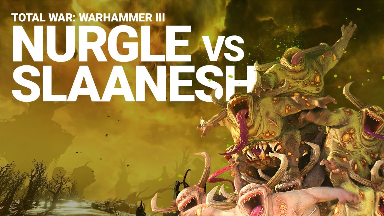 Video till Se när Nurgle och Slaanesh slåss i Total War: Warhammer 3