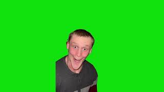 Mewing Guy Meme Green Screen Chroma Key Template