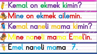M Sesi Cümle Okuma Çalışması - M Sesi Okuma Videosu - Pdf Açıklamada !