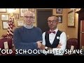 💈 Old school Barber - Complete Head and Face Shave with Massage and Hot towel - ASMR no talking