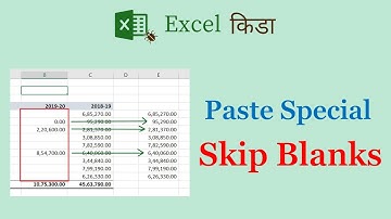 Paste Special: Skip Blanks