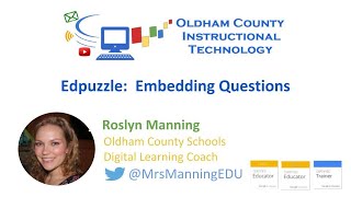 Asynchronous Learning:  Edpuzzle:  Embedding Questions