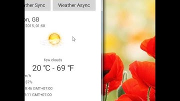 [LATEST UPDATE] Android Weather Service App Screencast Video