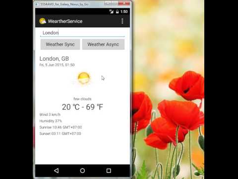 [LATEST UPDATE] Android Weather Service App Screencast Video