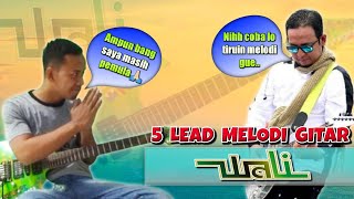 Top 5 Lead Melodi Gitar Lagu Wali Band - Bang Apoy Emang Punya Skil Dewa :-)