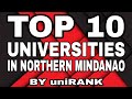 Top 10 universities in northern mindanao 2020 by unirank  world rank of philippines universities