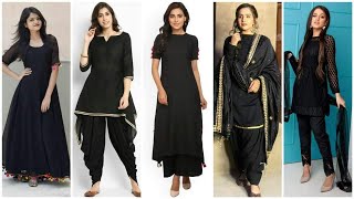 50+ black dress design //কালো রঙের জামার ডিজাইন //different type of black dress design 