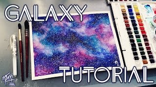 How To Paint A Watercolour Galaxy | Tutorial