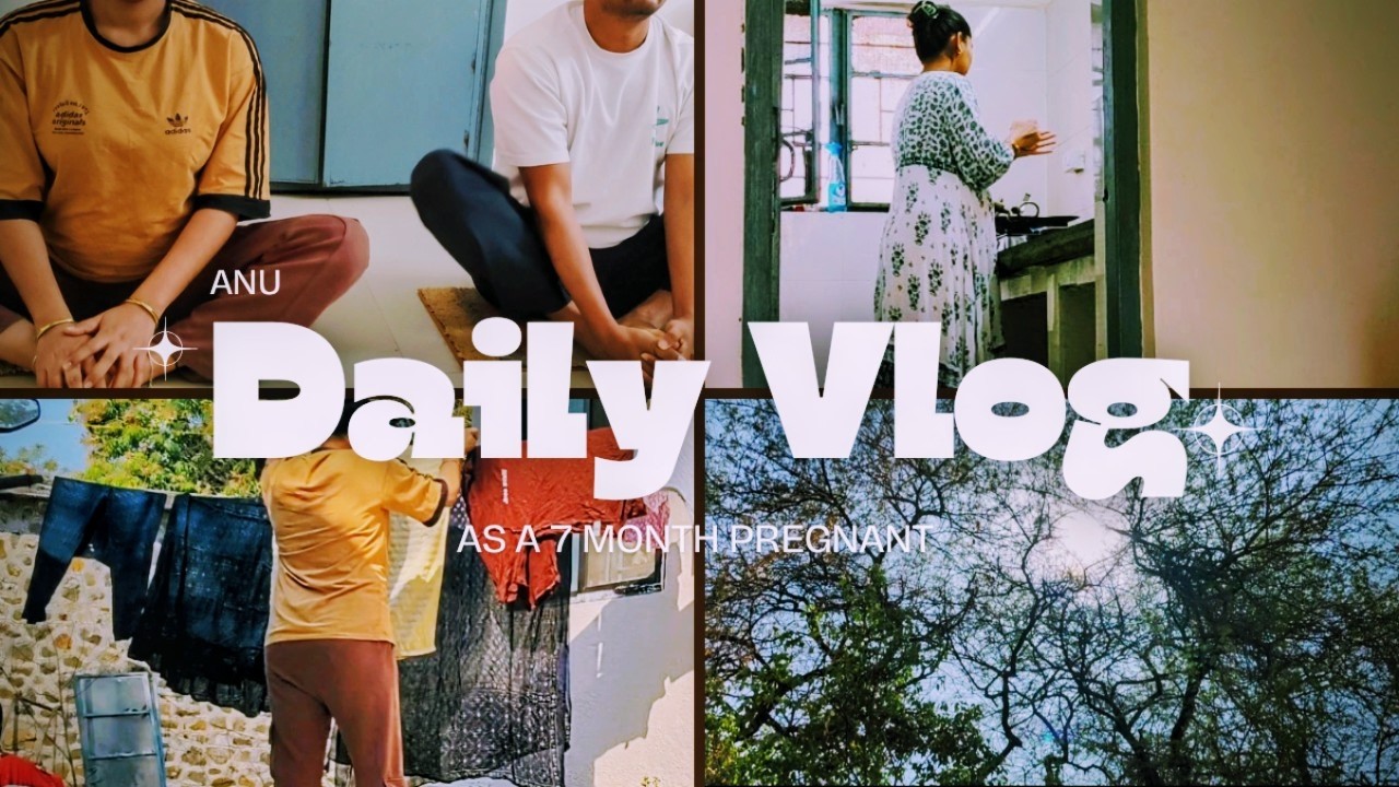 7month  #pregnancy vlog|Cooking| Cleaning| Yoga 