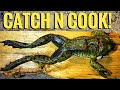 Catch And Cook Bullfrog! -Junkyard Fox