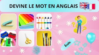 📚✏️QUIZ DE VOCABULAIRE🎓🎒 #school | 🇬🇧DEVINEZ 40 MOTS EN ANGLAIS | #quiz #2024 #minecraft #learning