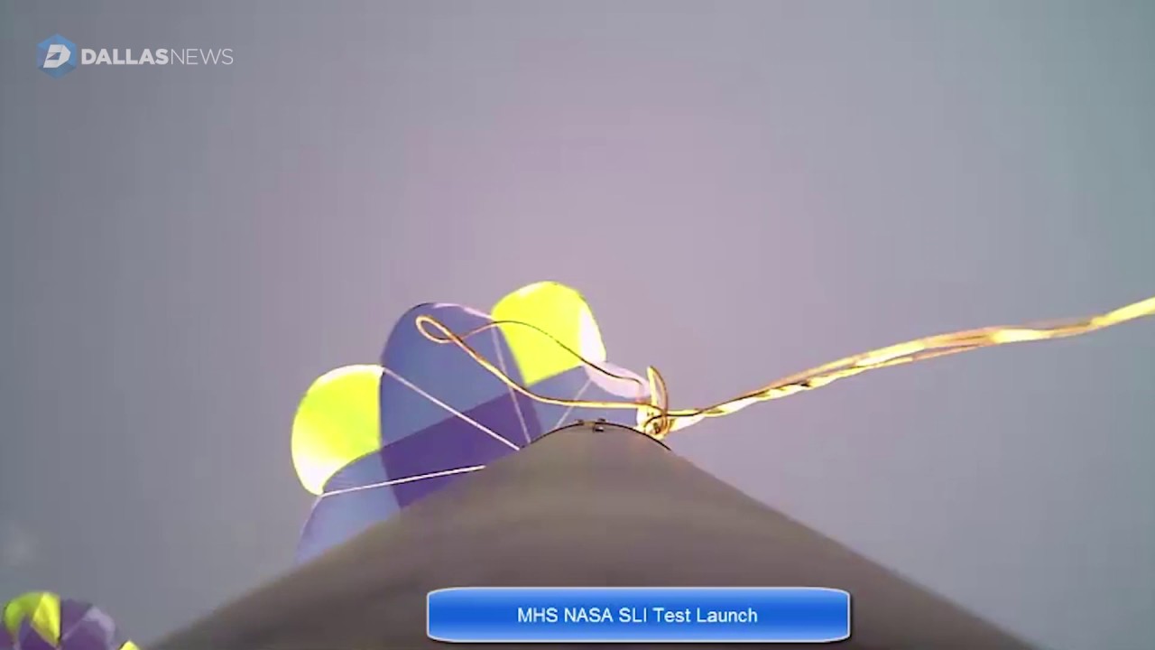 Mckinney Rockets McKinney High Rocketry Team test flies their rocket - YouTube