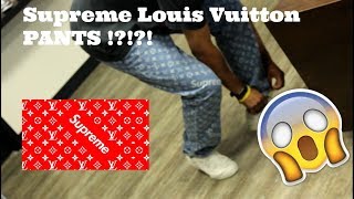 Supreme Louis Vuitton Pants ?!?!?!?! REAL VS FAKE !!!!! 