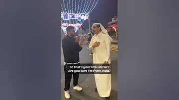 Surprising Arabs in Qatar by speaking Arabic to them