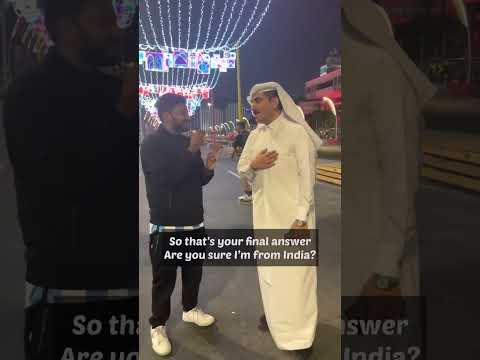 Surprising Arabs in Qatar by speaking Arabic to them