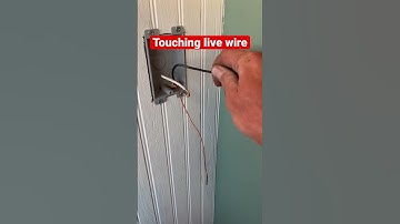 Safely Touching a live wire. #offgrid