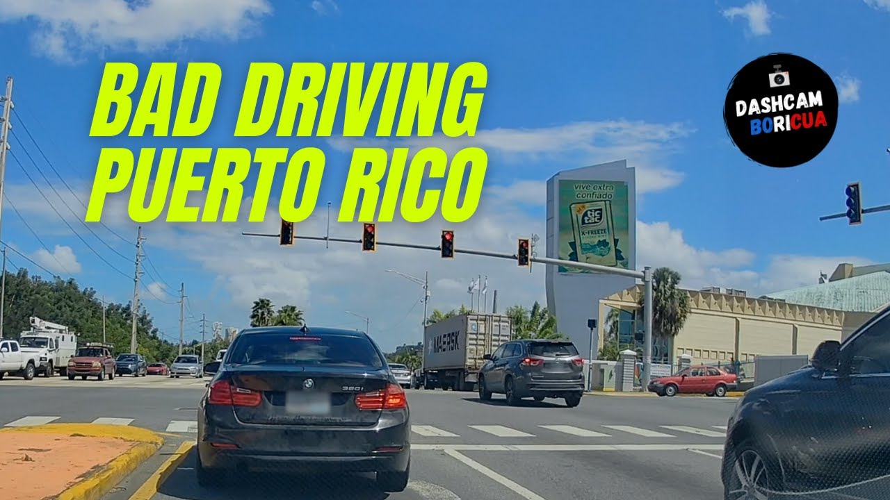 Bad Drivers Puerto Rico | Red Light Runners, Cut Offs, Traffic Cheating [DASHCAM COMPILATION] #1