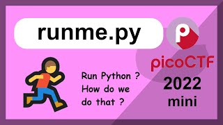 Beginner picoMini 2022 - General Challenges - runme.py