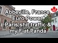 Ref:ZFWAH3xjpX0 Abbeville france, european electricity, paris traffic &amp; my fiat panda