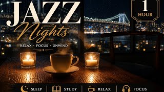 Jazz Lights ☕ Cozy Night Ambience | Smooth Jazz for Deep Focus, Study & Sleep (1 Hour) screenshot 1