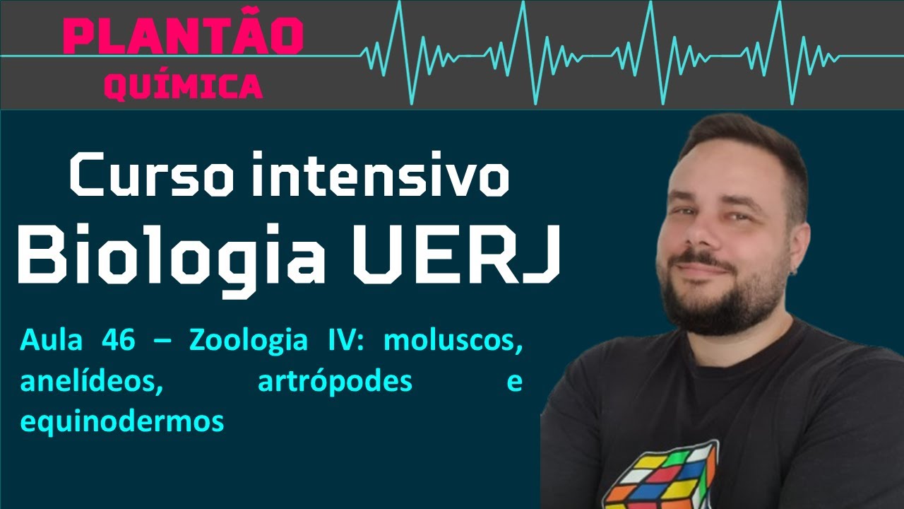 INTENSIVO BIOLOGIA UERJ Aula 46 - Zoologia: moluscos, anelídeos, artrópodes e equinodermos