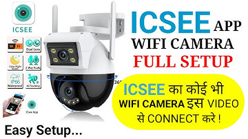 Icsee wifi Camera installation Video| icsee Camera | Xmeye wifi ptz| Easy setup on icsee App #icsee