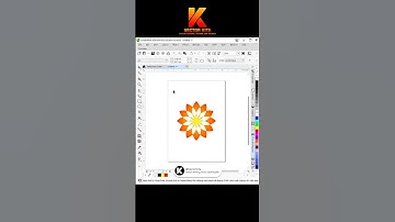 Create Stunning Floral Vector Art in CorelDRAW | Simple Shapes to Beautiful Design #logo #coreldraw