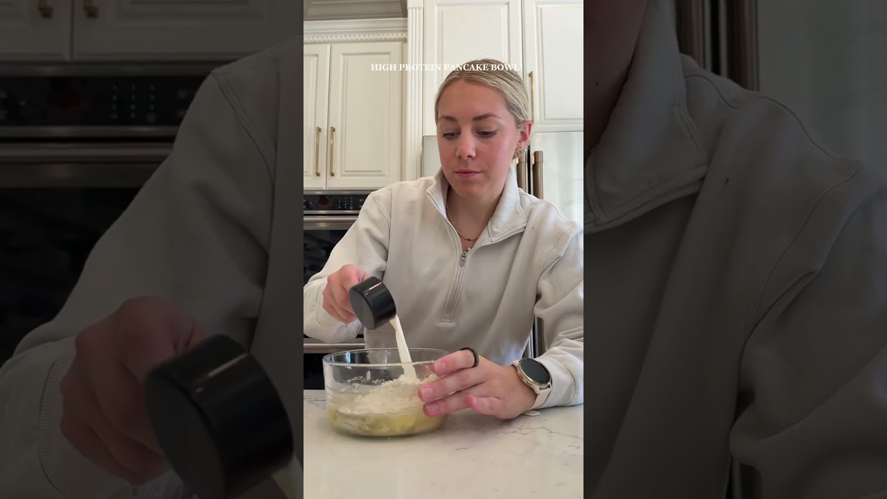 High Protein Pancake Bowl