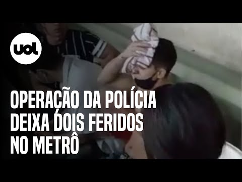 Operação no Jacarezinho:  passageiros são baleados no metrô durante tiroteio no Rio