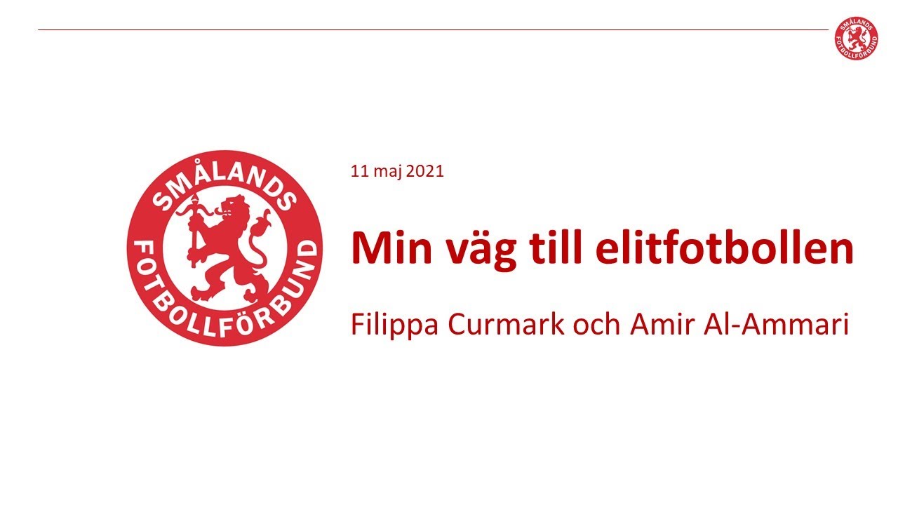 Digital spelarutbildning - Tillfälle 1: Min väg till elitfotbollen