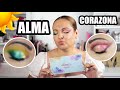ALMA X CORAZONA. LA MEJOR PALETA QUE HE PROBADO?? DETALLES, SWATCHES Y DOS TUTORIALES PASO A PASO.