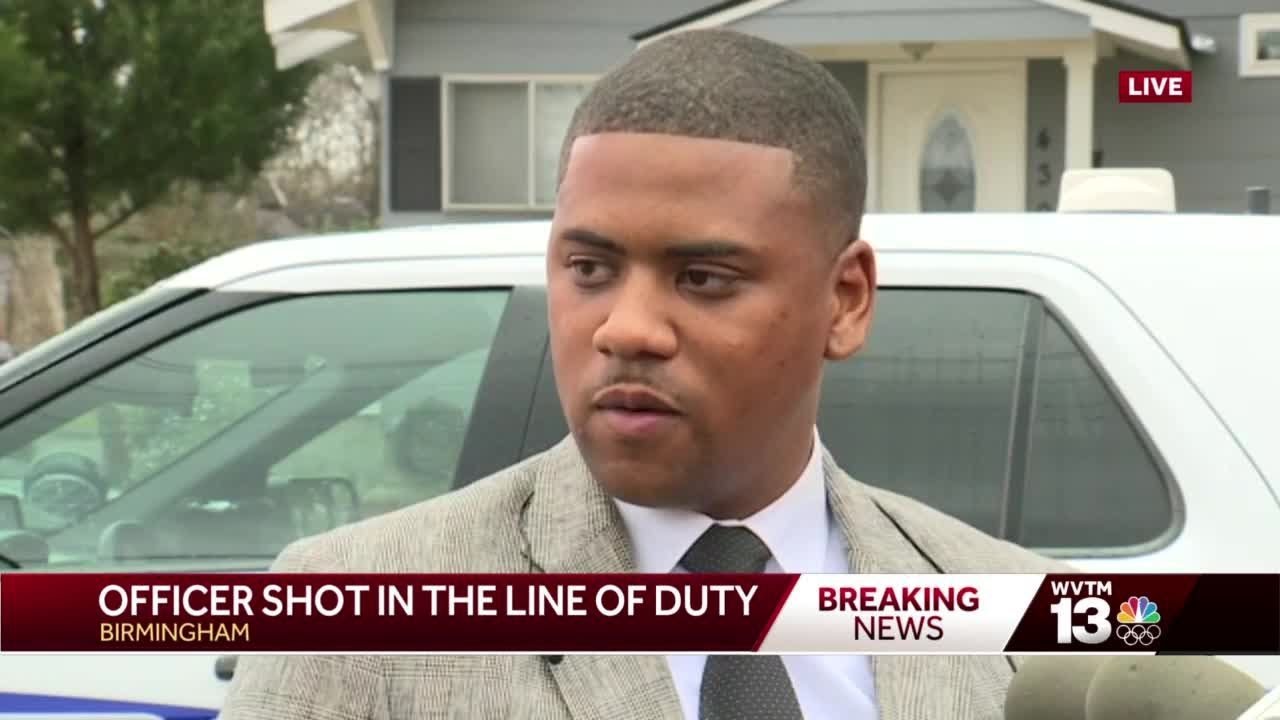 Birmingham police officer shot in West End - YouTube