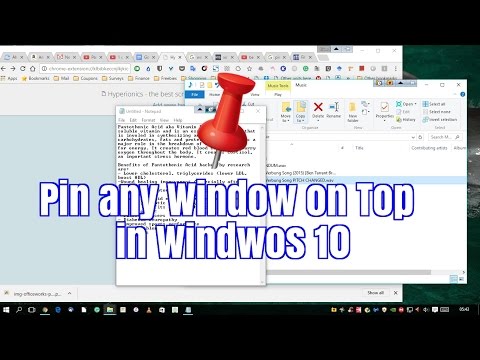 Keep a Window Always On Top in Windows 10 - Use FileBox eXtender