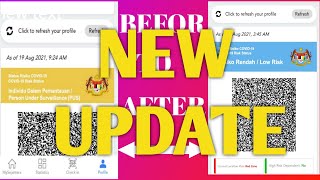 HOW TO CHANGE  PROFILE YELLOW IN MYSEJAHTERA APP. IF YOU WRONGLI UPDATE YOUR ASSESSMENT.'NEW UPDATE' screenshot 5