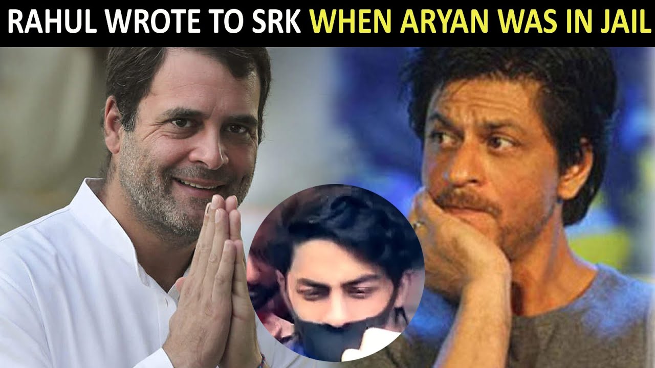 Rahul Gandhi wrote a letter to Shah Rukh Khan and Gauri Khan when Aryan was in jail