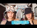 Cómo hacer un BUCKET HAT (sombrero de pesacador) reversible | DIY