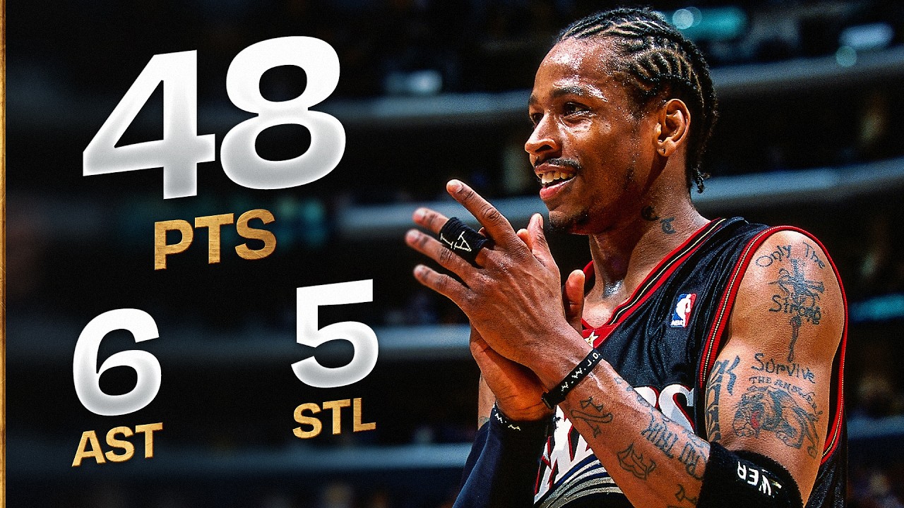 When Allen Iverson Dropped 48 In His NBA Finals Debut vs Lakers! 👑 (25 Years Later) | June 6, 2001