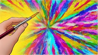 Draw Tunnel + Oil Paint + Магия красочный ТОННЕЛЬ + Magic musik 3D Tunnel for Kids to LEARN COLORS