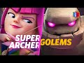 Super Archer vs Golems - New Game Mode in Clash Royale