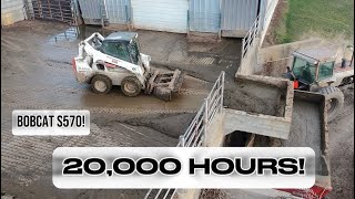 20,000 hours on our 2013 Bobcat S570!