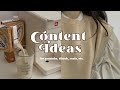 Content Ideas for tiktok, yt, reels, etc. ☁️✨ | donnamarizzz