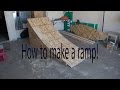 DIY how to build a wooden BMX/MTB/bike ramp