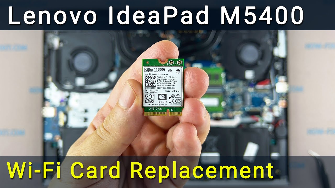 Lenovo Ideapad M5400 Wi Fi Card Replacement Youtube Lenovo Ideapad M5400 Wi Fi Card Replacement Youtube