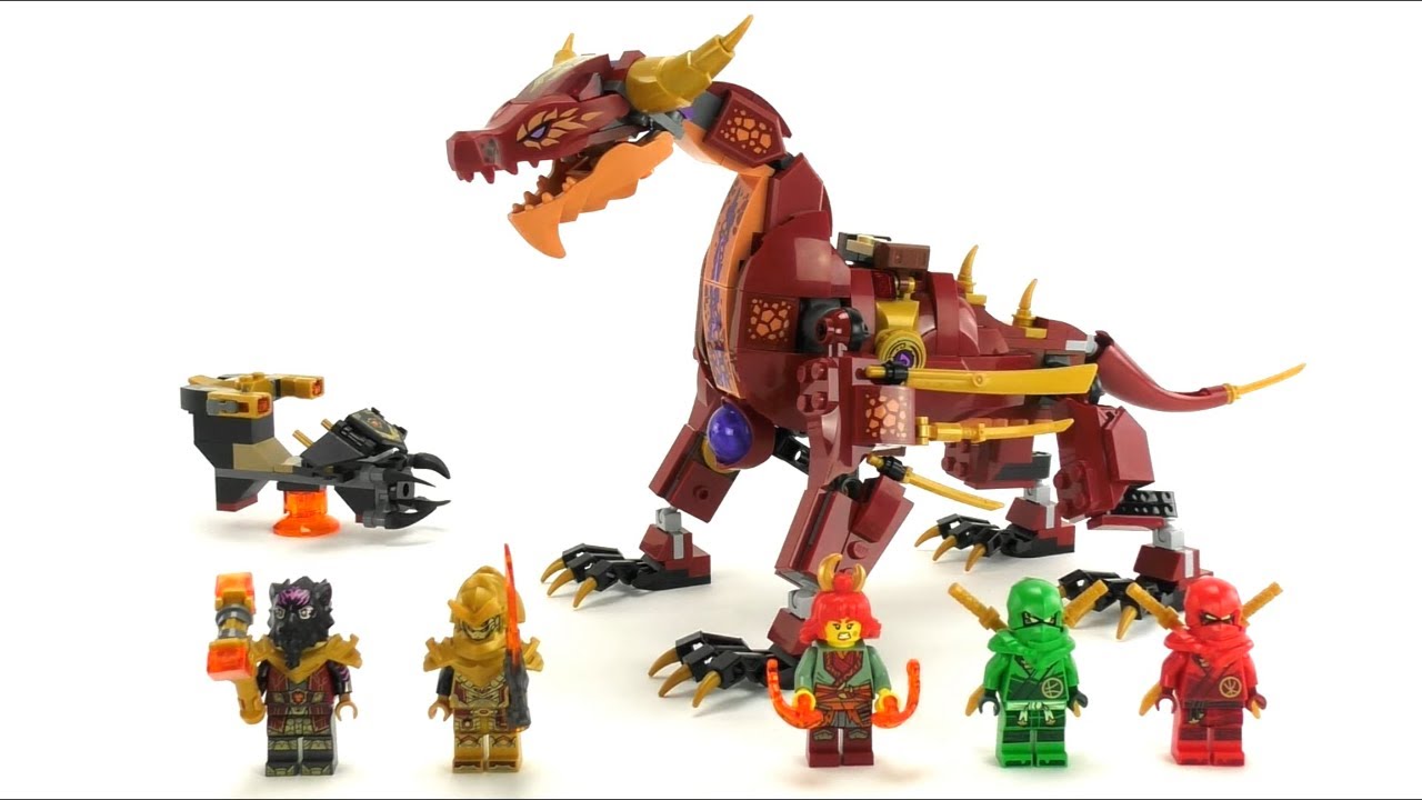 Lego Ninjago Dragons Rising Set 71793 - Wyldfires Lavadrache