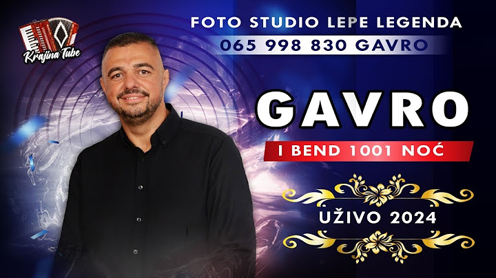 Gavro i Bend 1001 noć - Ja garavo volim oko - Gara (Uživo 2024)