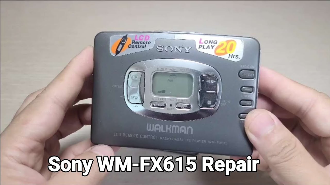 Sony WM-FX615 Repair Cassette Player Walkman - YouTube