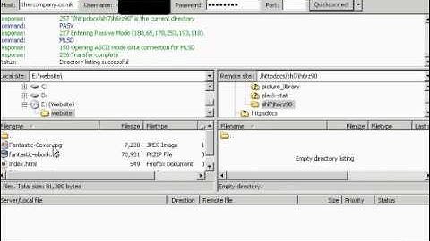 Learn Internet Marketing -  Upload files to your server via FTP