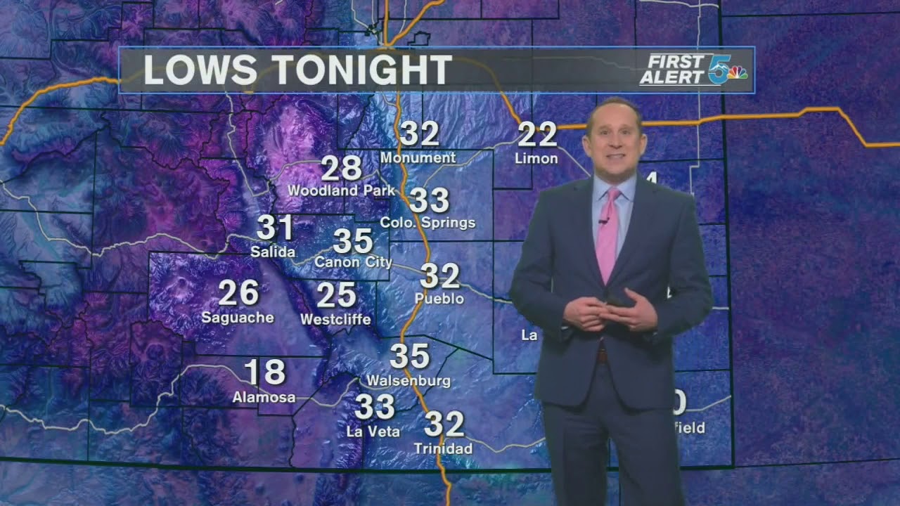 Rain and snow showers return to Southern Colorado on Thursday - YouTube