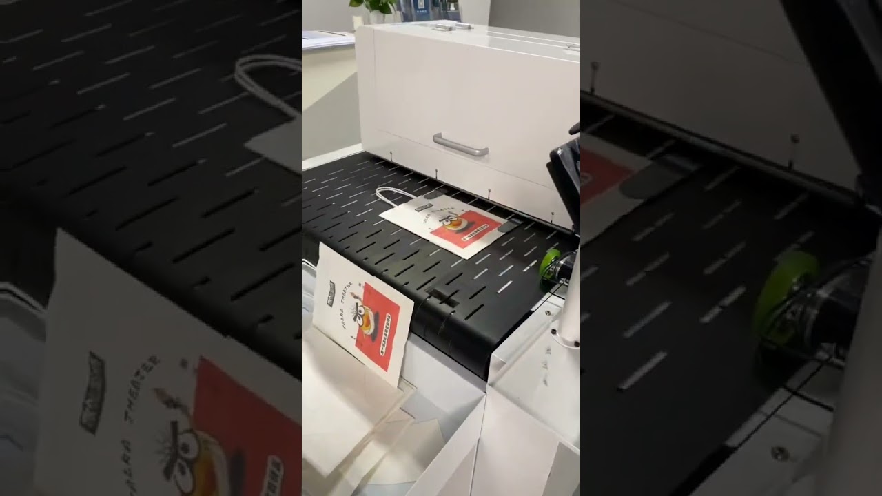 High speed inkjet printer for paper bags