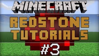 Redstone Tutorials E03: Redstone Locks, Comparators And T-Flip Flops